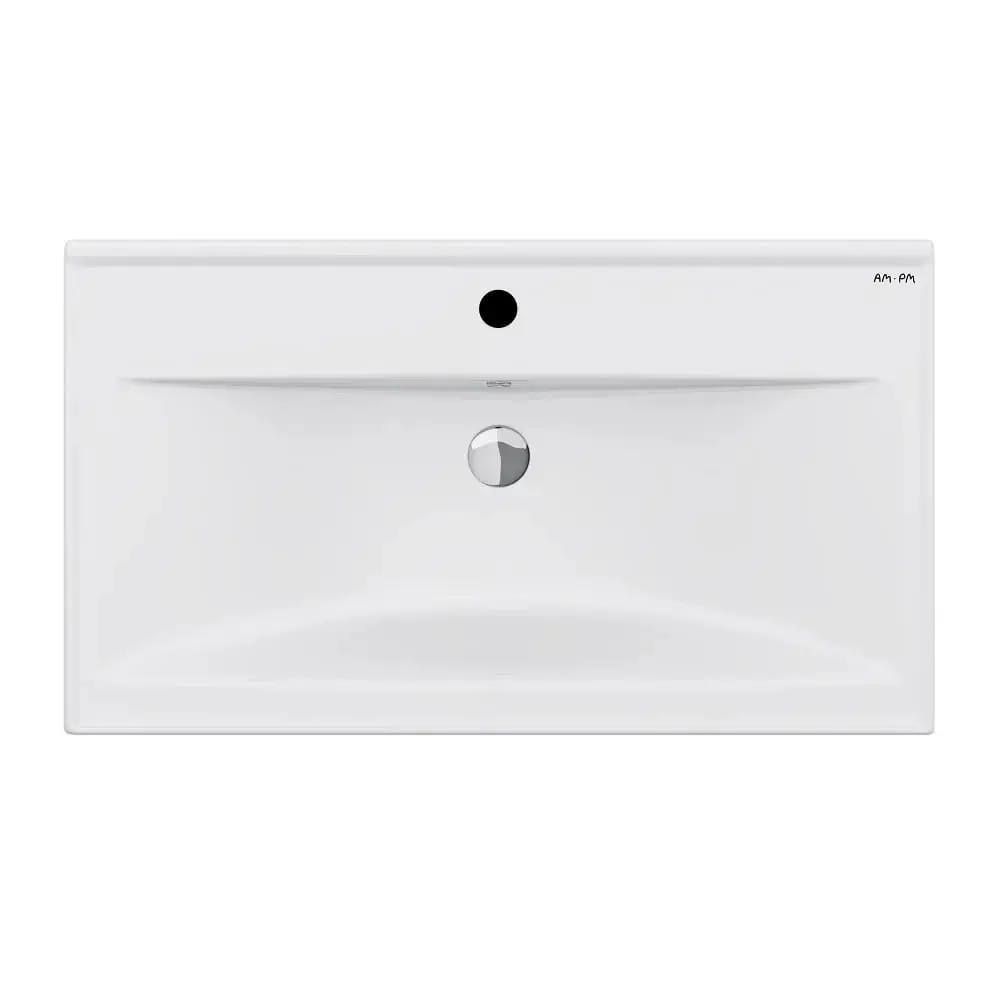 Фото 5 Тумба AM.PM X-Joy M85A-FSX0802-WC0802WG напольная, 80 см, 2 ящика, белый глянец, с раковиной Фото 5 Тумба AM.PM X-Joy M85A-FSX0802-WC0802WG напольная, 80 см, 2 ящика, белый глянец, с раковиной