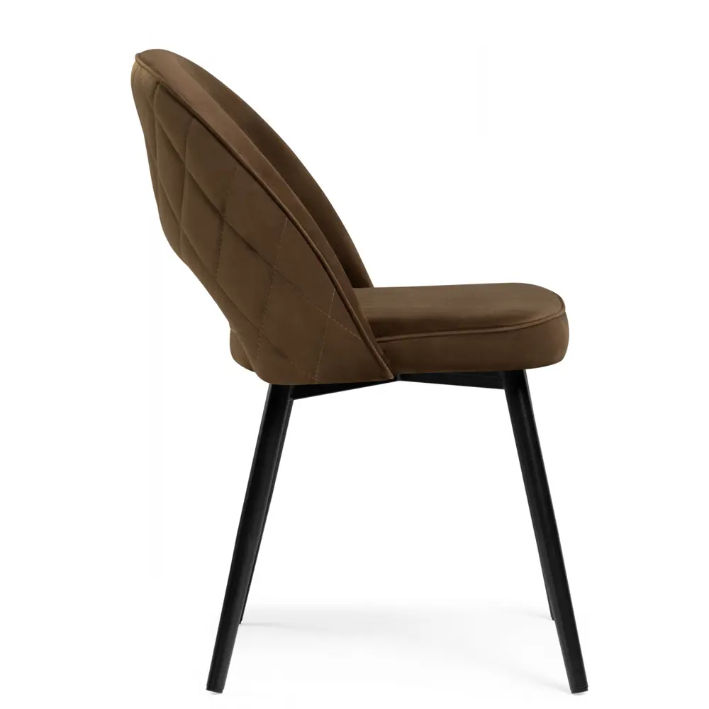 Фото 4 Стул Woodville 552096 42x81x56 см велюр цвет черный