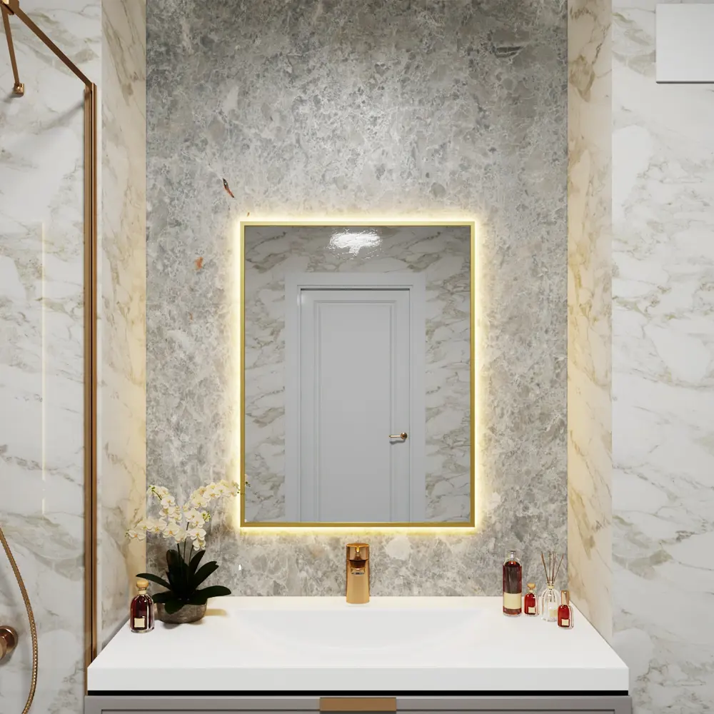 Фото Зеркало со встроенной подсветкой One mirror 9060зст 60x90 см Фото Зеркало со встроенной подсветкой One mirror 9060зст 60x90 см