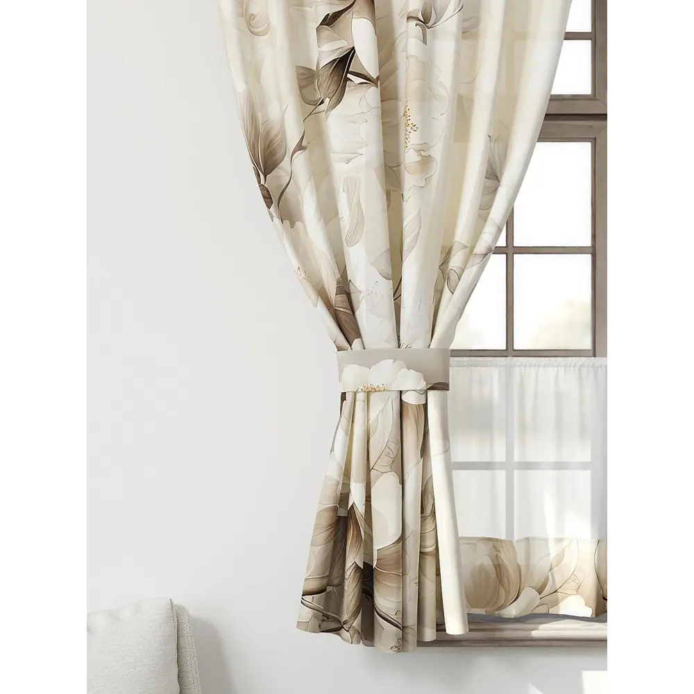 Фото 4 Комплект штор Comfy way Иномик - 72 CW705072-160 на шторной ленте 160x150 см цвет бежевый Фото 4 Комплект штор Comfy way Иномик - 72 CW705072-160 на шторной ленте 160x150 см цвет бежевый