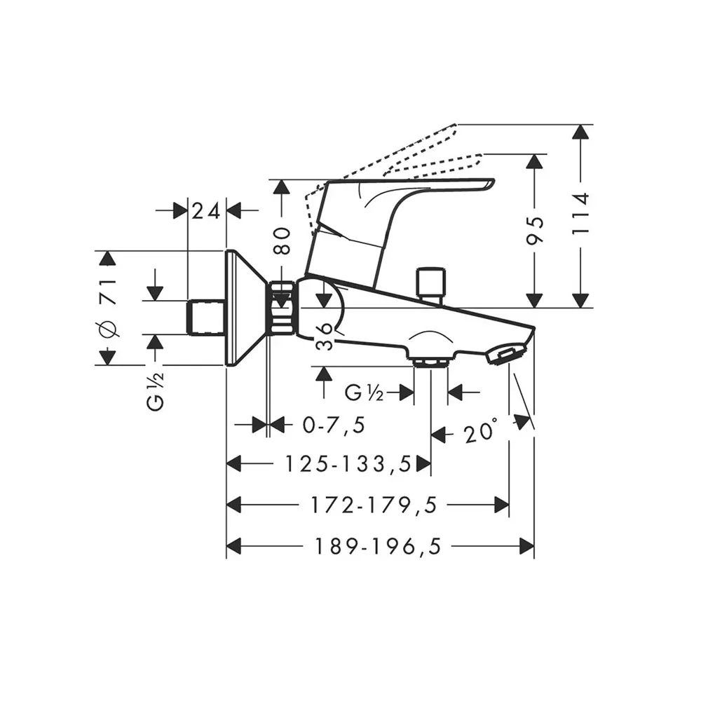 Фото 2 Смеситель Hansgrohe Focus 31948000 однорычажный цвет хром Фото 2 Смеситель Hansgrohe Focus 31948000 однорычажный цвет хром