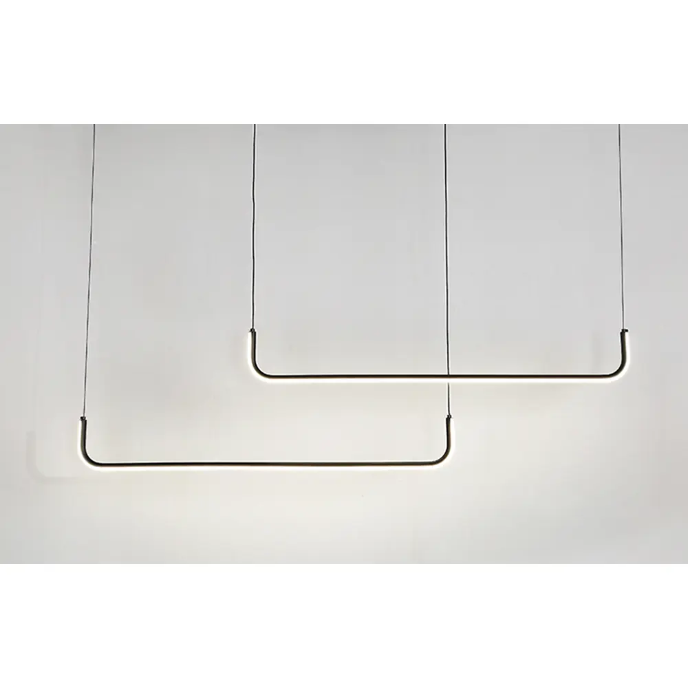 Фото 3 Светильник подвесной светодиодный Crystal Lux 235_2990 с пультом управления 2 м² нейтральный белый свет цвет черный Фото 3 Светильник подвесной светодиодный Crystal Lux 235_2990 с пультом управления 2 м² нейтральный белый свет цвет черный