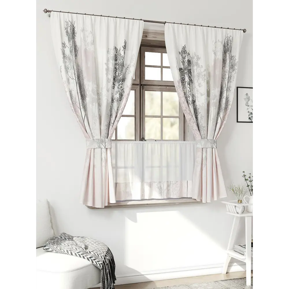 Фото 3 Комплект штор Comfy way Иномик - 31 CW705031-160 на шторной ленте 160x150 см цвет бежевый Фото 3 Комплект штор Comfy way Иномик - 31 CW705031-160 на шторной ленте 160x150 см цвет бежевый
