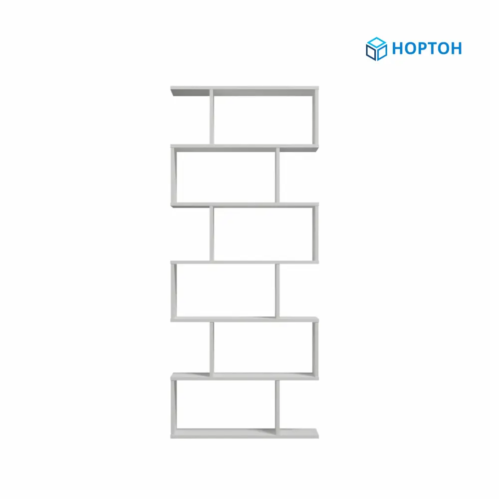 Фото 4 Стеллаж Нортон 75x175.2x25 см нагрузка до 15 кг ЛДСП цвет белый ВИ0102 Фото 4 Стеллаж Нортон 75x175.2x25 см нагрузка до 15 кг ЛДСП цвет белый ВИ0102