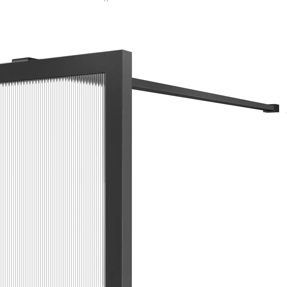 Фото 2 Душевая перегородка Vincea VSW-1HP900FLGM 90x200см антрацит профиль Фото 2 Душевая перегородка Vincea VSW-1HP900FLGM 90x200см антрацит профиль