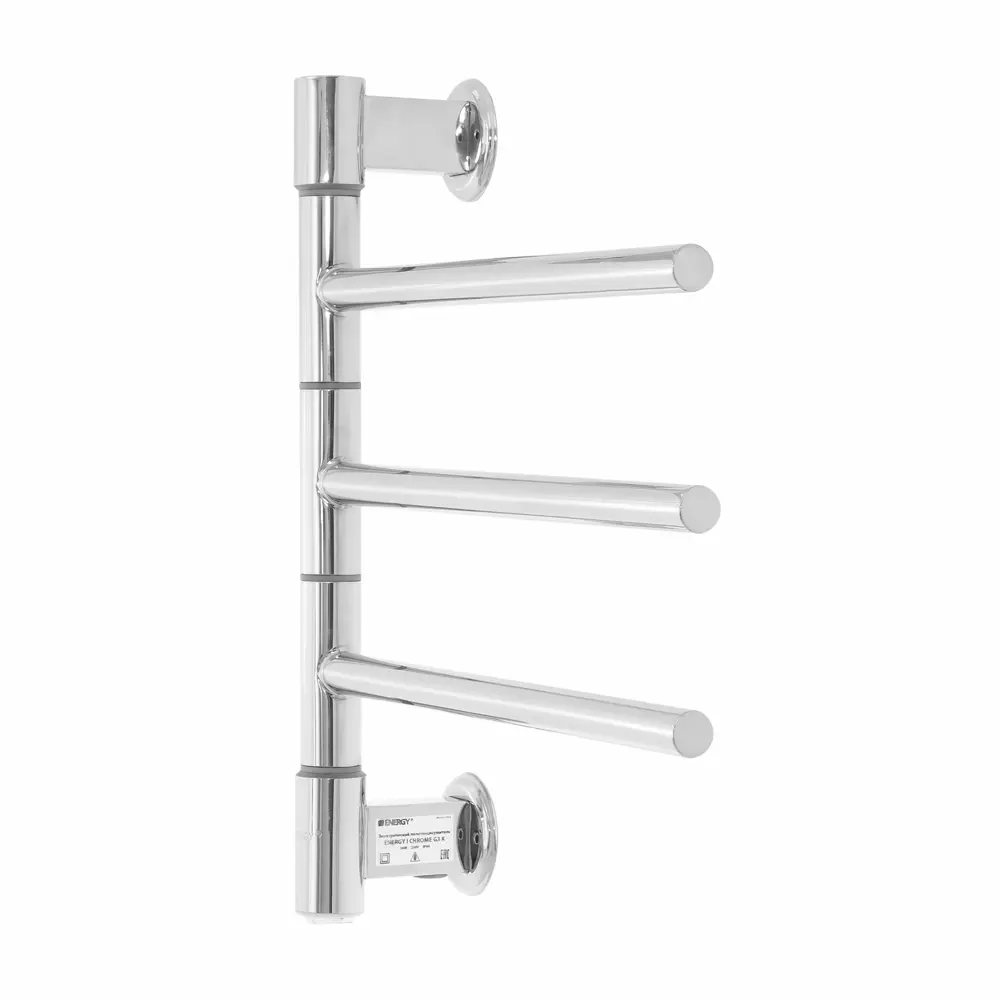 Фото 3 Полотенцесушитель электрический Energy I Chrome G3K 400x440 мм 26 Вт I-образный цвет хром Фото 3 Полотенцесушитель электрический Energy I Chrome G3K 400x440 мм 26 Вт I-образный цвет хром