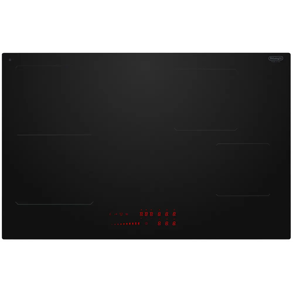Фото Электрическая варочная панель Delonghi SLI 804 RUS 78 см 4 конфорки цвет черный Фото Электрическая варочная панель Delonghi SLI 804 RUS 78 см 4 конфорки цвет черный