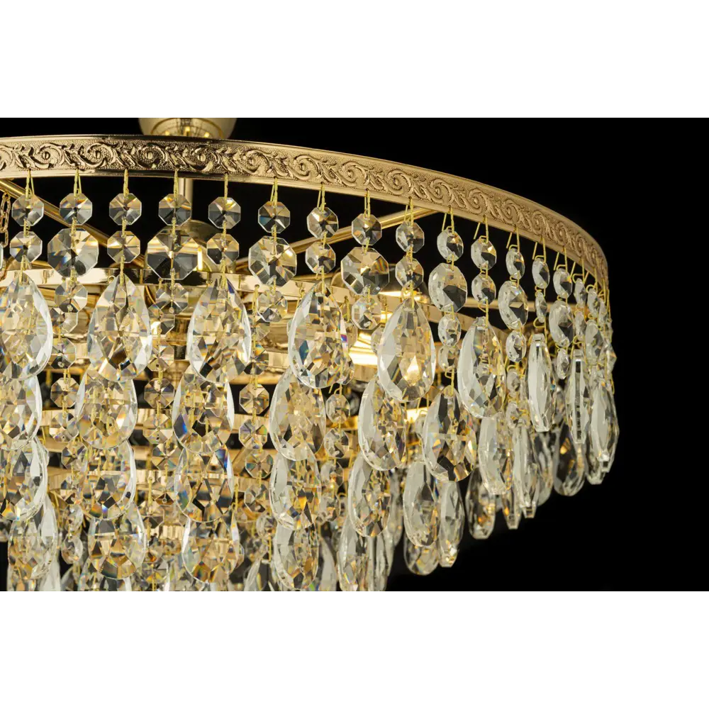 Фото 4 Люстра на штанге Arti lampadari Castellana gold Al_castellana_e_1.3.46.601_g 6 ламп 20 м² цвет золото/прозрачный Фото 4 Люстра на штанге Arti lampadari Castellana gold Al_castellana_e_1.3.46.601_g 6 ламп 20 м² цвет золото/прозрачный
