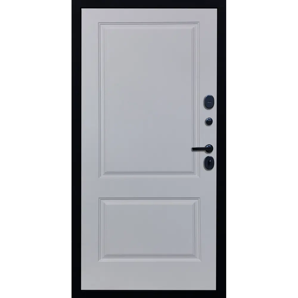 Фото Входная дверь Diva ДХ-46 205x86см левый черный кварц/Д7 белый софт Фото Входная дверь Diva ДХ-46 205x86см левый черный кварц/Д7 белый софт