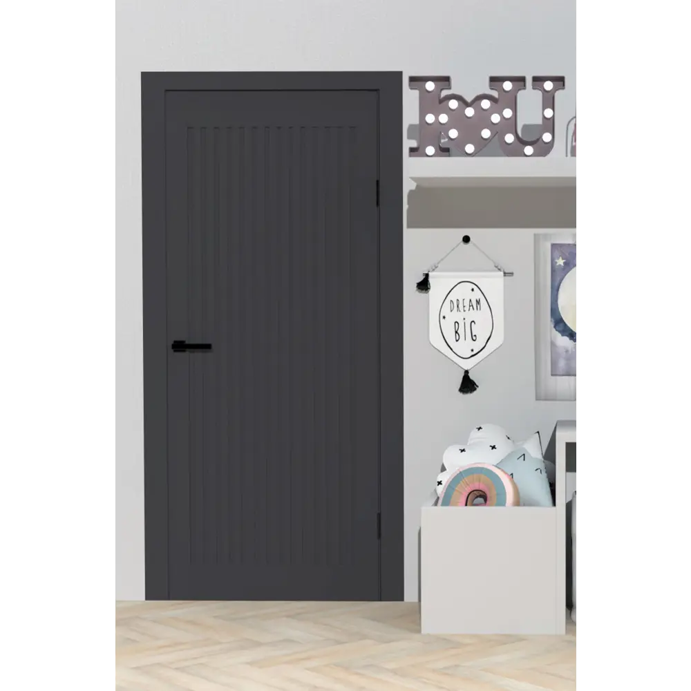 Фото 2 Дверь межкомнатная DK-doors Lux 23 глухая 60х200см ПВХ цвет велютто оскуро без замка и петель в комплекте Фото 2 Дверь межкомнатная DK-doors Lux 23 глухая 60х200см ПВХ цвет велютто оскуро без замка и петель в комплекте