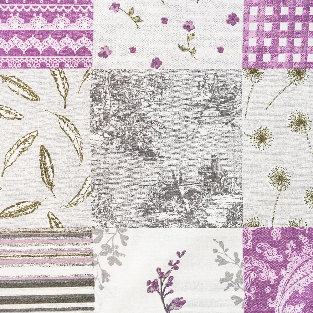 Фото 2 Наволочка Cassia Вестфолл 1010.01543 70x70 см хлопок 2 шт цвет белый, серый, фиолетовый Фото 2 Наволочка Cassia Вестфолл 1010.01543 70x70 см хлопок 2 шт цвет белый, серый, фиолетовый