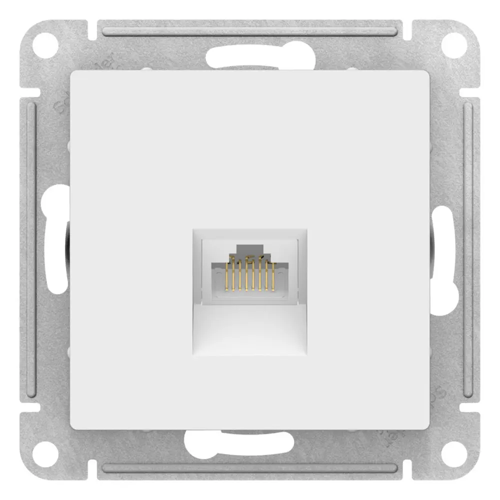 Фото Розетка компьютерная встраиваемая Systeme electric AtlasDesign ATN001383 RJ45 Cat 5Е цвет лотос Фото Розетка компьютерная встраиваемая Systeme electric AtlasDesign ATN001383 RJ45 Cat 5Е цвет лотос