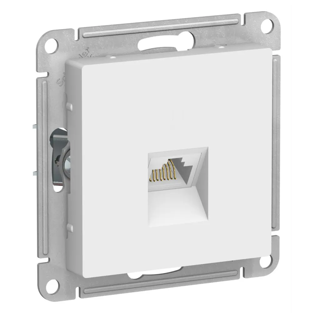 Фото 2 Розетка компьютерная встраиваемая Systeme electric AtlasDesign ATN001383 RJ45 Cat 5Е цвет лотос Фото 2 Розетка компьютерная встраиваемая Systeme electric AtlasDesign ATN001383 RJ45 Cat 5Е цвет лотос