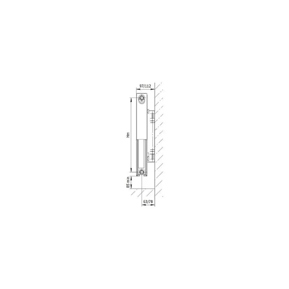 Фото 3 Радиатор панельный Axis AXIS215005V 21 500x500 нижнее универсальное подключение сталь белый с кронштейном Фото 3 Радиатор панельный Axis AXIS215005V 21 500x500 нижнее универсальное подключение сталь белый с кронштейном