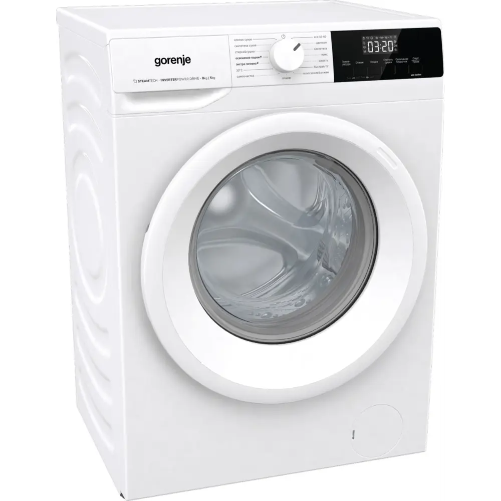 Фото 3 Стиральная машина с сушкой Gorenje W3d2a854adsr 60x85x54 см 8 кг цвет белый Фото 3 Стиральная машина с сушкой Gorenje W3d2a854adsr 60x85x54 см 8 кг цвет белый