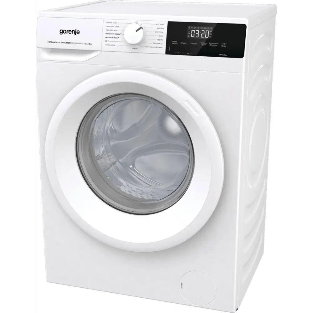 Фото 4 Стиральная машина с сушкой Gorenje W3d2a854adsr 60x85x54 см 8 кг цвет белый Фото 4 Стиральная машина с сушкой Gorenje W3d2a854adsr 60x85x54 см 8 кг цвет белый