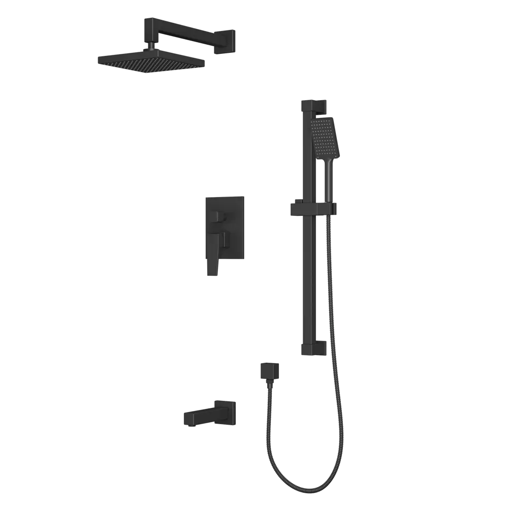 Фото Душевая стойка Rush TR3635-60Black 1 режим цвет черный Фото Душевая стойка Rush TR3635-60Black 1 режим цвет черный
