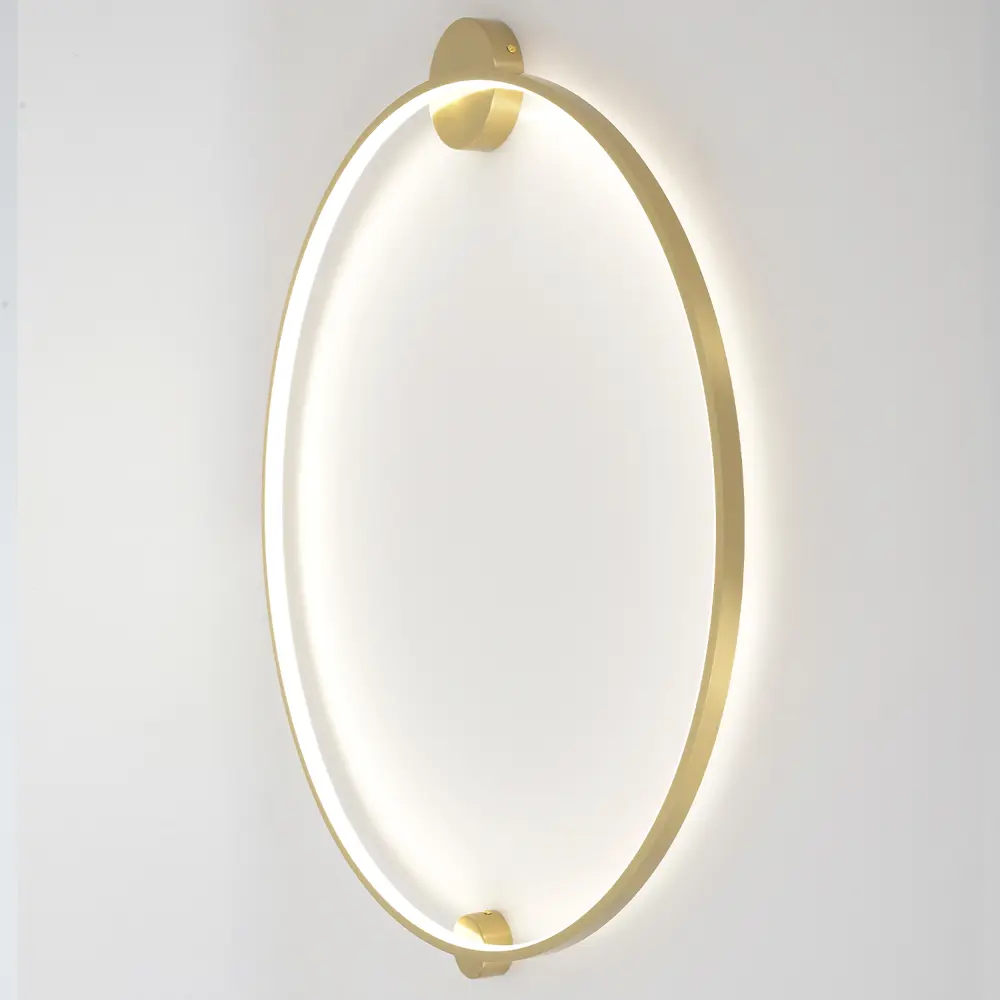Фото 4 Настенный светильник светодиодный влагозащищенный Crystal Lux Real ap35w brass теплый белый (желтый) свет цвет жёлтый/золотой Фото 4 Настенный светильник светодиодный влагозащищенный Crystal Lux Real ap35w brass теплый белый (желтый) свет цвет жёлтый/золотой