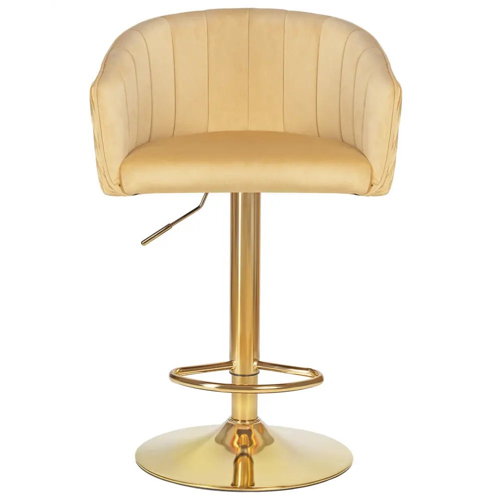 Фото 10 Барный стул Dobrin Darcy gold lm-5025_goldbase 51x107x46 см цвет песочный Фото 10 Барный стул Dobrin Darcy gold lm-5025_goldbase 51x107x46 см цвет песочный