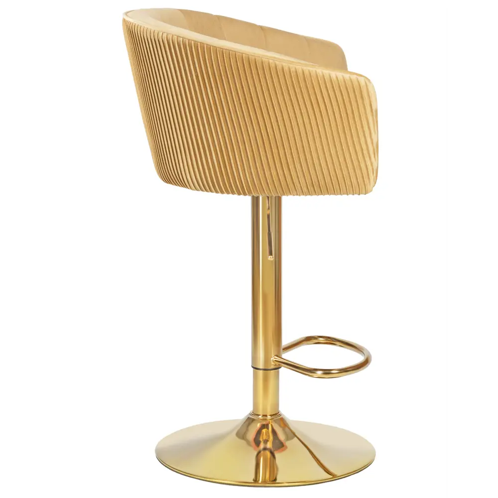 Фото 4 Барный стул Dobrin Darcy gold lm-5025_goldbase 51x107x46 см цвет песочный Фото 4 Барный стул Dobrin Darcy gold lm-5025_goldbase 51x107x46 см цвет песочный