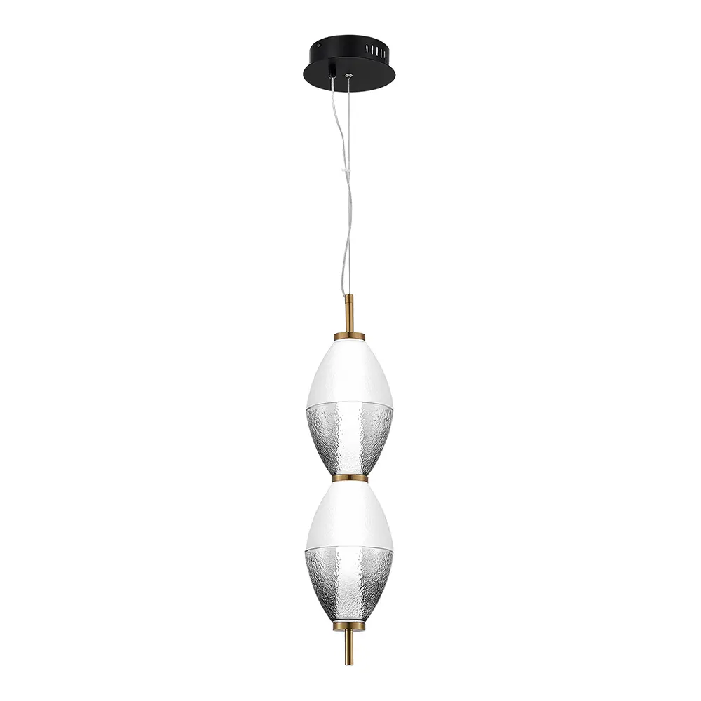 Фото 4 Светильник подвесной светодиодный St luce Ice Sl6130.403.15 6 м² теплый белый (желтый) свет цвет черный Фото 4 Светильник подвесной светодиодный St luce Ice Sl6130.403.15 6 м² теплый белый (желтый) свет цвет черный