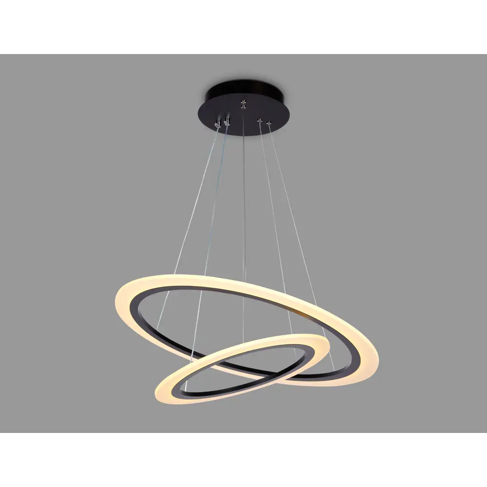 Фото 3 Люстра подвесная светодиодная Ambrella Light Acrylica AMBR_FA4357 с пультом управления 20 м² регулируемый белый свет цвет черный Фото 3 Люстра подвесная светодиодная Ambrella Light Acrylica AMBR_FA4357 с пультом управления 20 м² регулируемый белый свет цвет черный