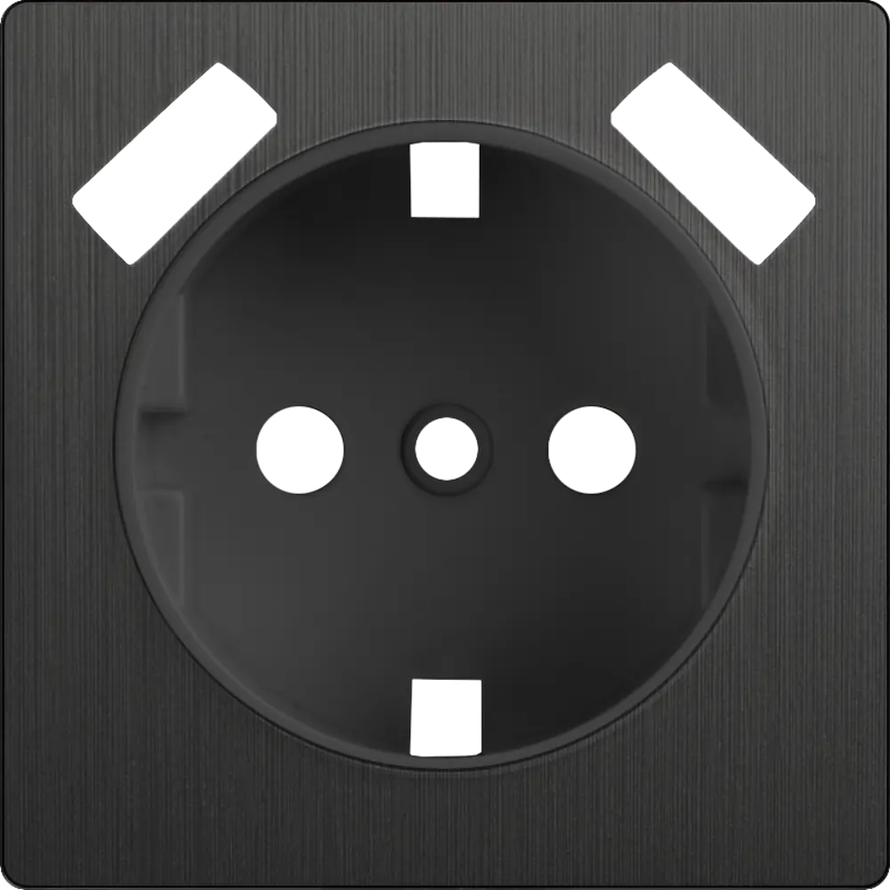 Фото 3 Накладка Werkel для розетки USB графит рифленый Фото 3 Накладка Werkel для розетки USB графит рифленый