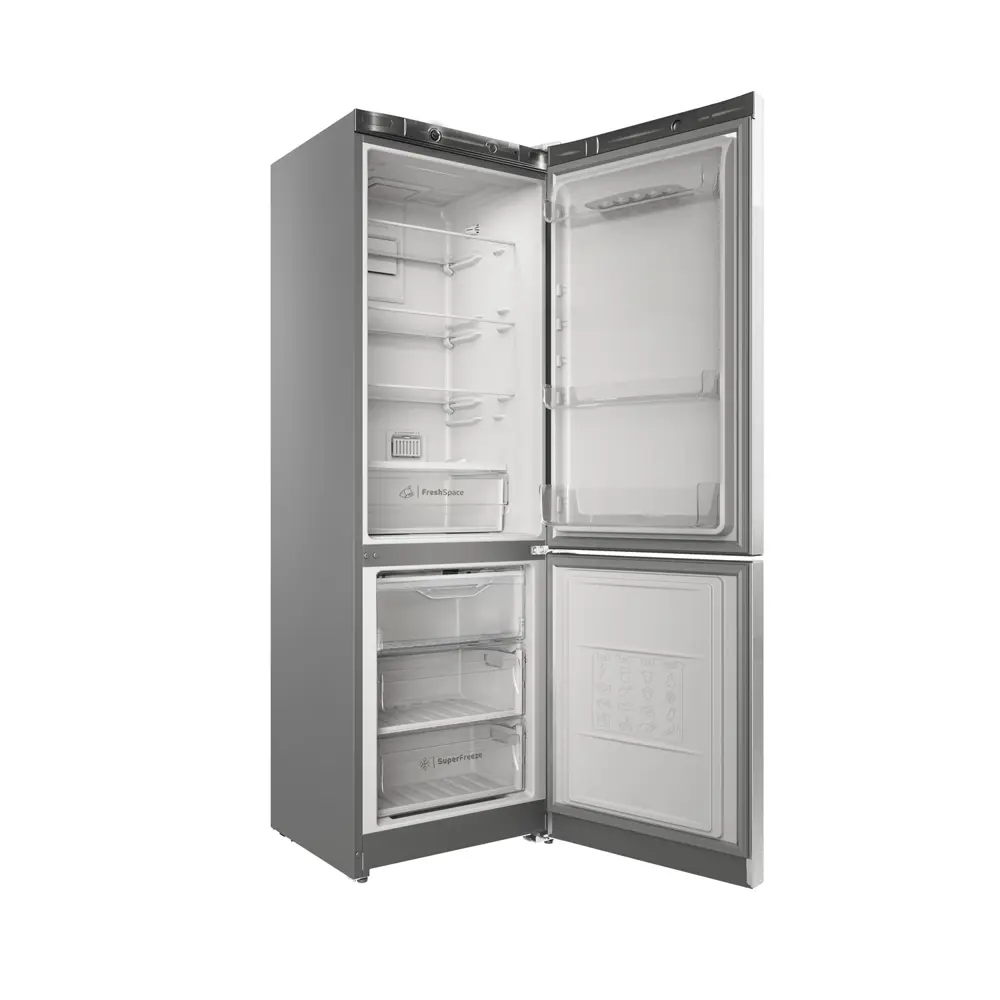 Фото 2 Холодильник Indesit ITS 4180 XB 60x185 см цвет серебристый Фото 2 Холодильник Indesit ITS 4180 XB 60x185 см цвет серебристый