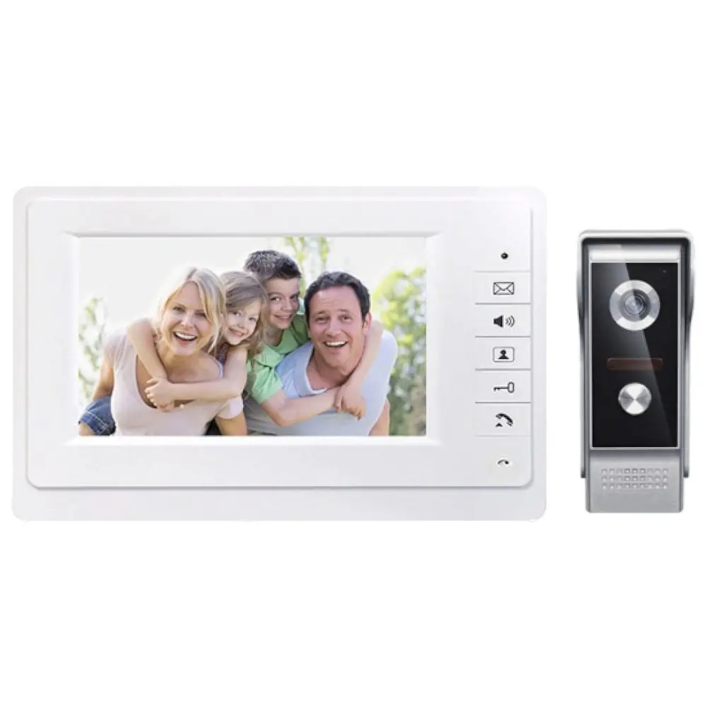 Фото Видеодомофон Ps-link VD07L 7" цвет белый Фото Видеодомофон Ps-link VD07L 7" цвет белый