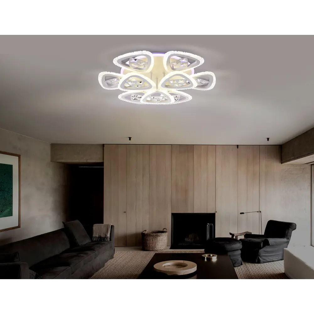 Фото 4 Люстра потолочная светодиодная Ambrella Light AMBR_FA2921 Original с пультом управления 20 м² регулируемый белый свет цвет белый Фото 4 Люстра потолочная светодиодная Ambrella Light AMBR_FA2921 Original с пультом управления 20 м² регулируемый белый свет цвет белый