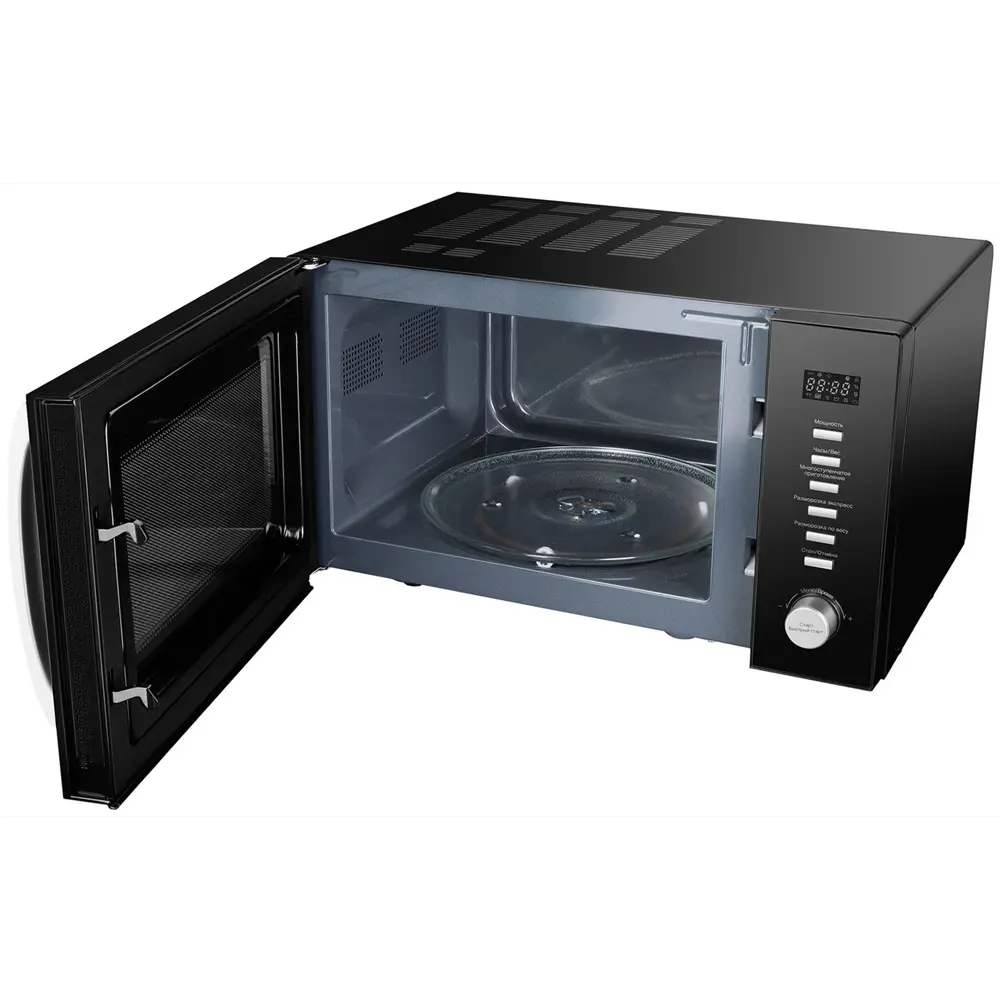 Фото 4 Отдельностоящая микроволновая печь Hyundai HYM-D3028 23 л 48.3x28.1x39 см цвет серебристый, черный Фото 4 Отдельностоящая микроволновая печь Hyundai HYM-D3028 23 л 48.3x28.1x39 см цвет серебристый, черный