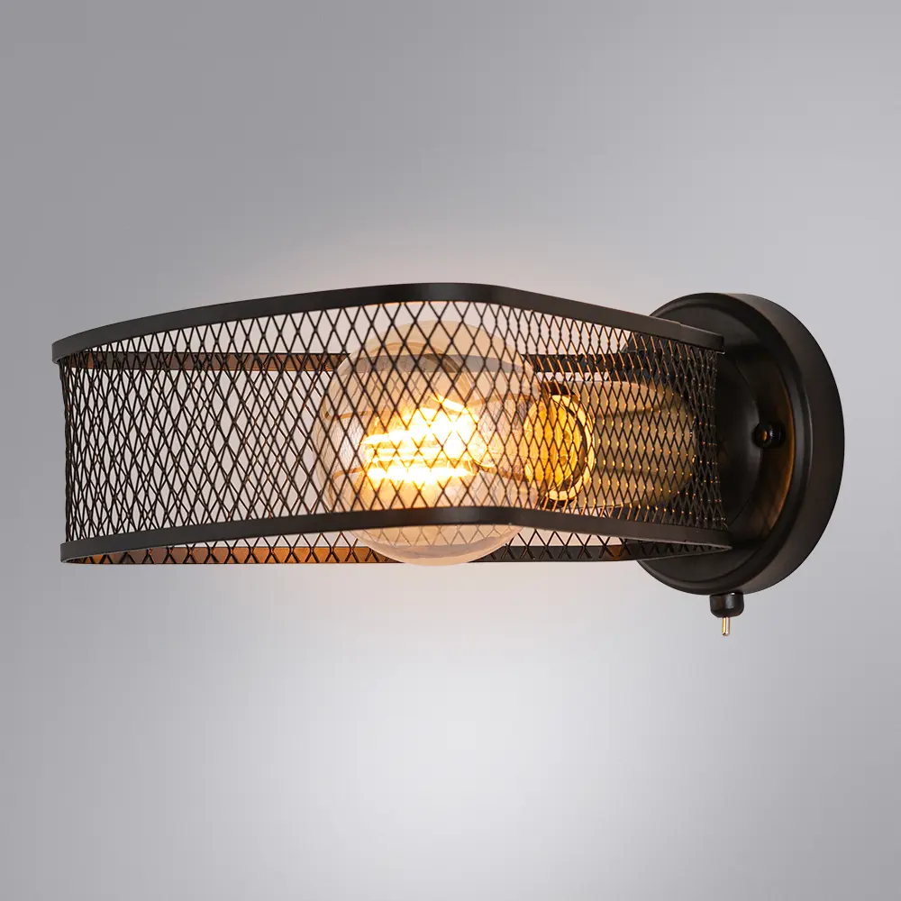 Фото 2 Настенный светильник Arte lamp A7044ap-1bk цвет черный Фото 2 Настенный светильник Arte lamp A7044ap-1bk цвет черный