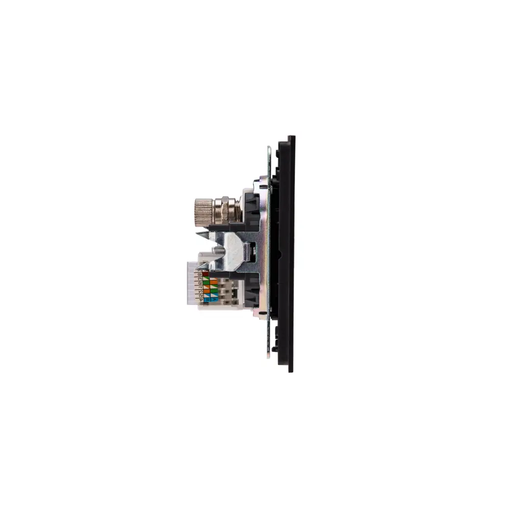 Фото 3 Розетка для телевизора и компьютера встраиваемая Kranz Strong KR-78-0722-5 RJ45 цвет антрацит Фото 3 Розетка для телевизора и компьютера встраиваемая Kranz Strong KR-78-0722-5 RJ45 цвет антрацит