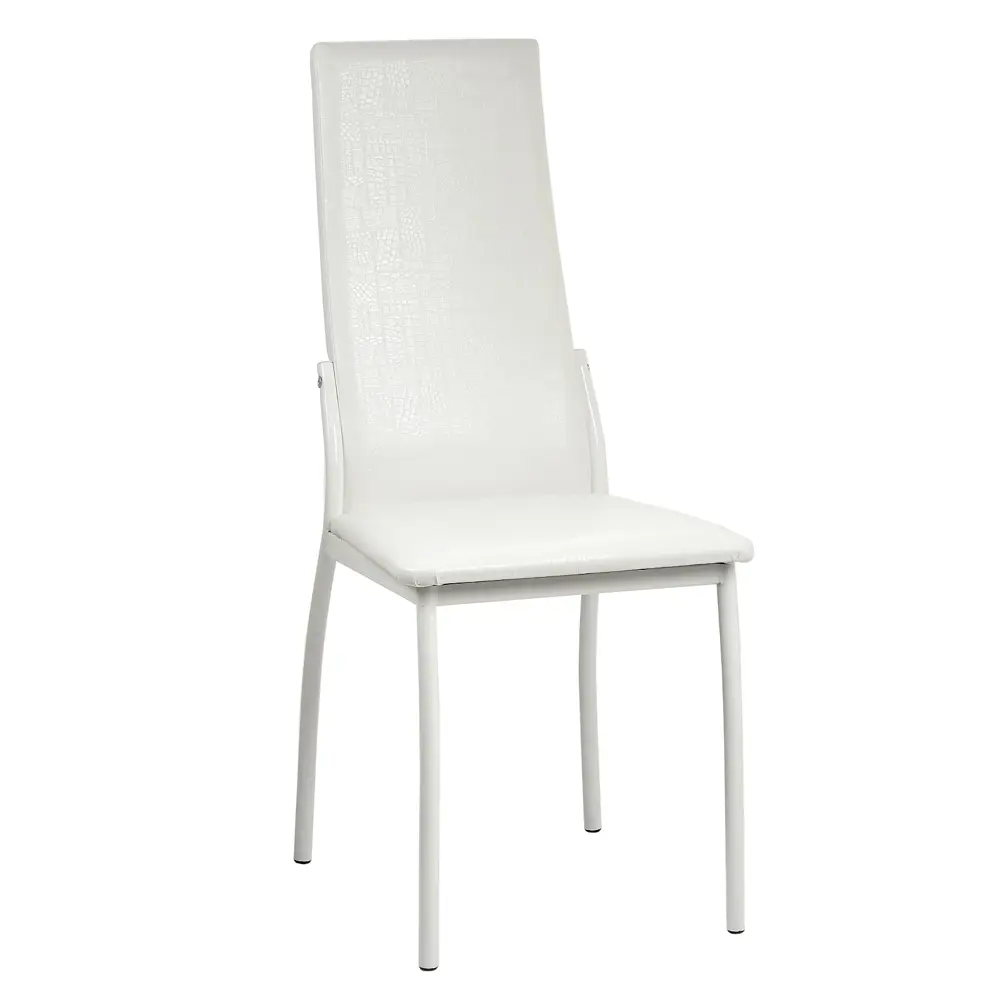 Фото Стул Forpost shop 4071263 43x100x43 см искусственная кожа цвет белый