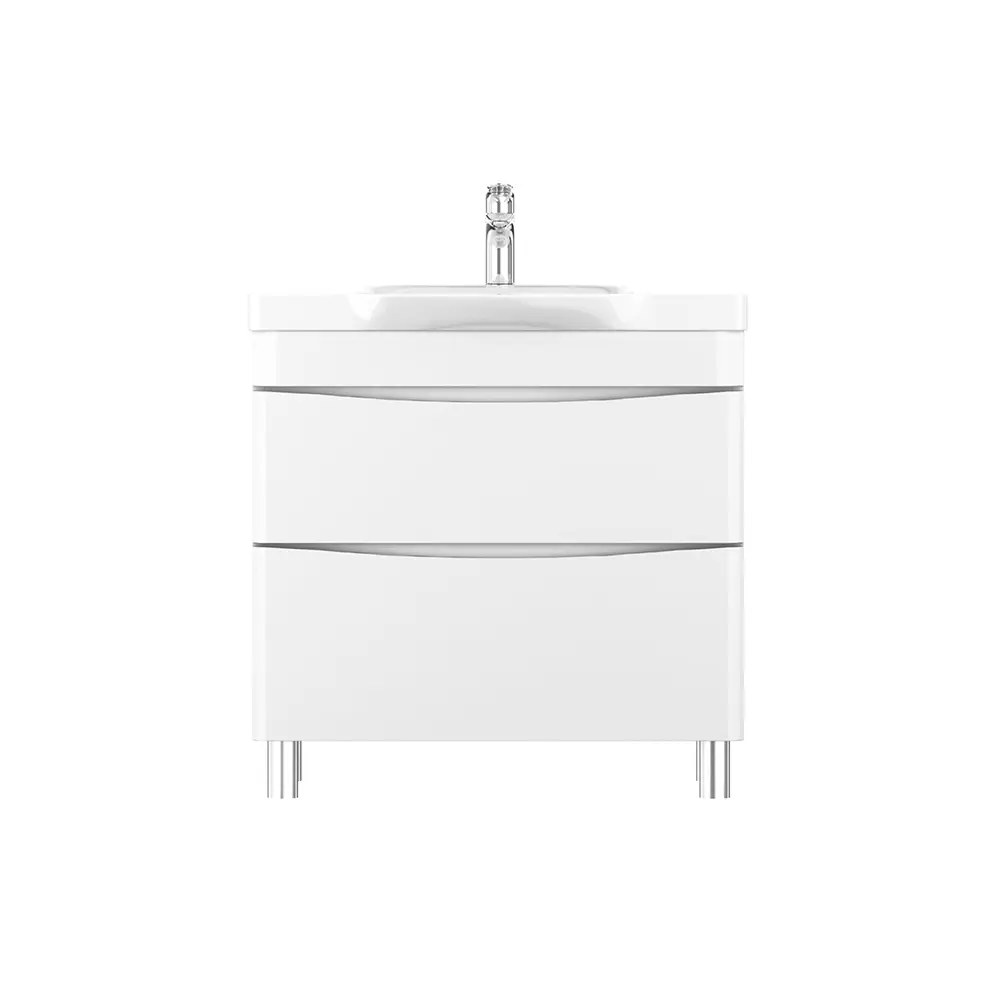 Фото Тумба под раковину подвесная Am.pm M80FHX0802WC080WG-P22 80см цвет белый