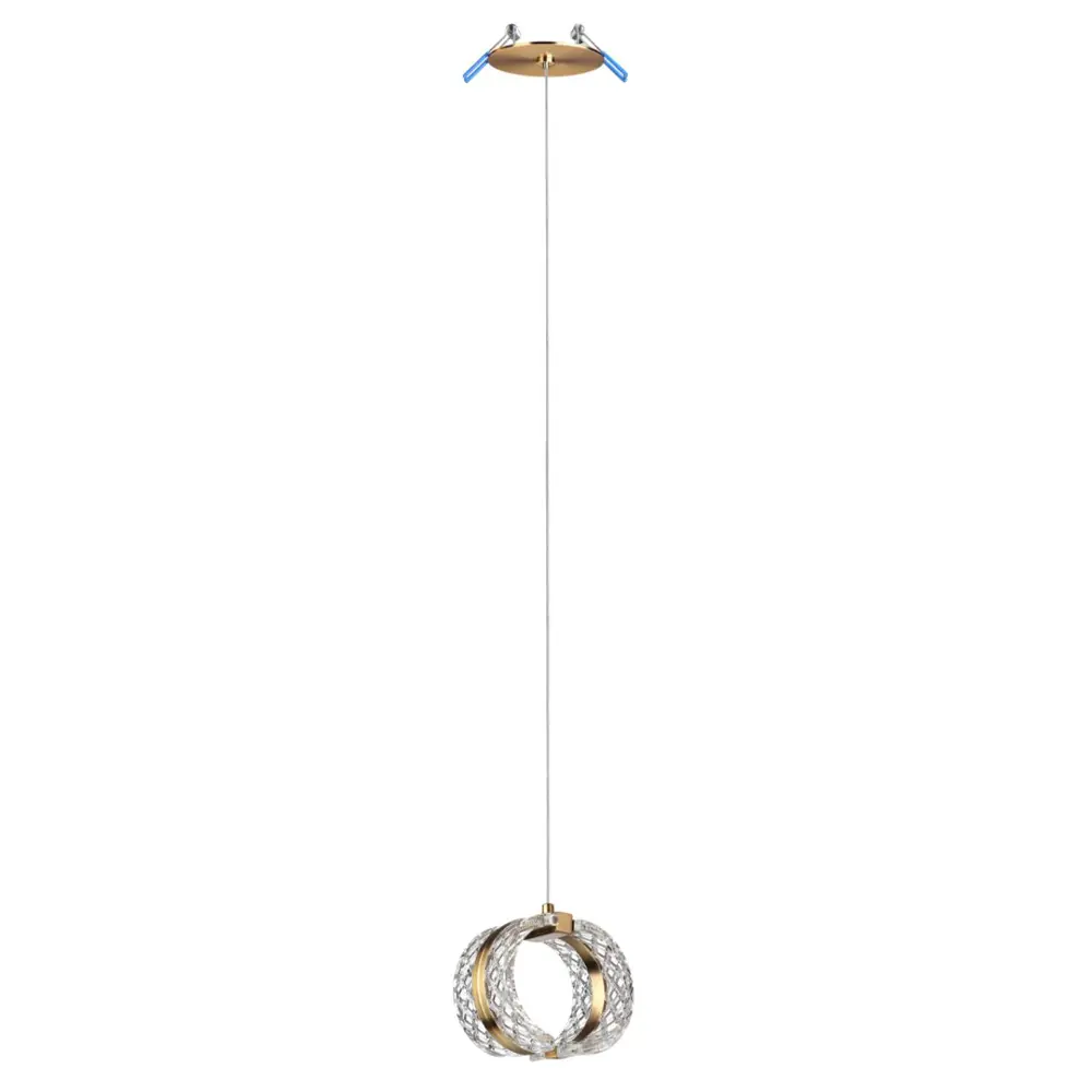 Фото 3 Светильник подвесной светодиодный Odeon Light Mirage Od_5030_8l 2 м² нейтральный белый свет цвет золото Фото 3 Светильник подвесной светодиодный Odeon Light Mirage Od_5030_8l 2 м² нейтральный белый свет цвет золото