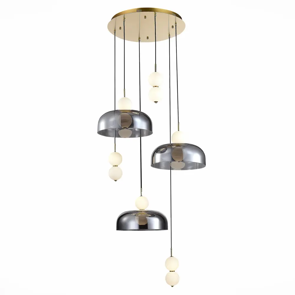 Фото 7 Светильник подвесной светодиодный St luce Ode sl6112.203.42 15 м² нейтральный белый свет цвет жёлтый/золотой Фото 7 Светильник подвесной светодиодный St luce Ode sl6112.203.42 15 м² нейтральный белый свет цвет жёлтый/золотой