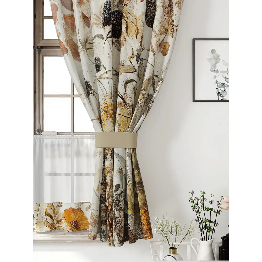 Фото 4 Комплект штор Comfy way Иномик - 25 CW705025-160 на шторной ленте 160x150 см цвет бежевый Фото 4 Комплект штор Comfy way Иномик - 25 CW705025-160 на шторной ленте 160x150 см цвет бежевый