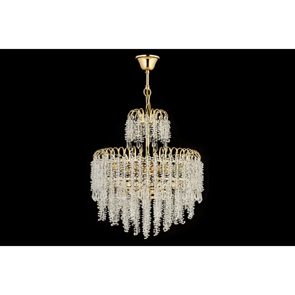 Фото 3 Люстра подвесная Arti lampadari Daverio gold Al_daverio_e_1.5.50.105_g 8 ламп 17.8 м² цвет прозрачный/золотой Фото 3 Люстра подвесная Arti lampadari Daverio gold Al_daverio_e_1.5.50.105_g 8 ламп 17.8 м² цвет прозрачный/золотой