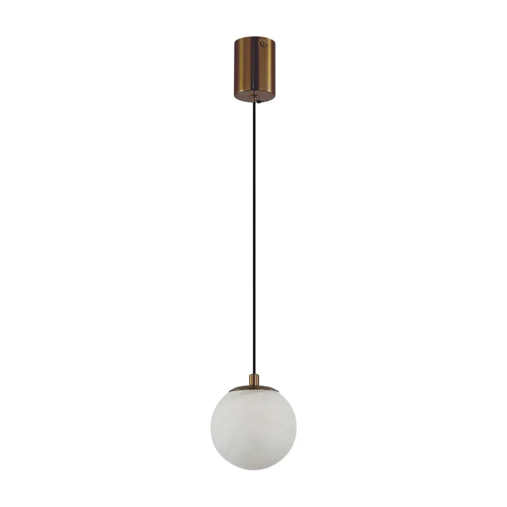 Фото Светильник подвесной светодиодный Odeon Light Marbella Od_6685_8l 3 м² регулируемый белый свет цвет белый/латунь Фото Светильник подвесной светодиодный Odeon Light Marbella Od_6685_8l 3 м² регулируемый белый свет цвет белый/латунь
