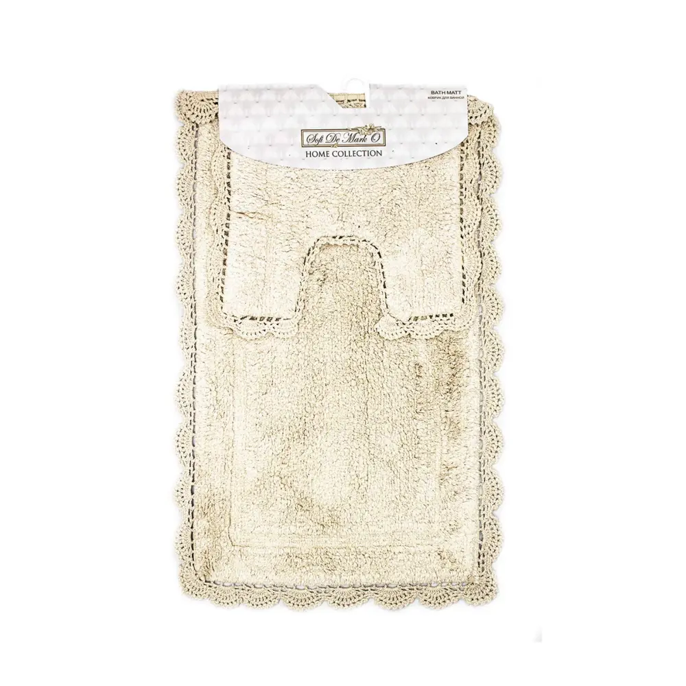 Фото Коврик для ванной комнаты SOFI DE MARKO S.311беж 100x60см цвет бежевый Фото Коврик для ванной комнаты SOFI DE MARKO S.311беж 100x60см цвет бежевый