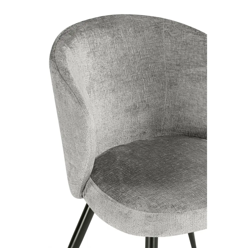 Фото 6 Стул Woodville 15835 48x81x55 см велюр цвет черный Фото 6 Стул Woodville 15835 48x81x55 см велюр цвет черный