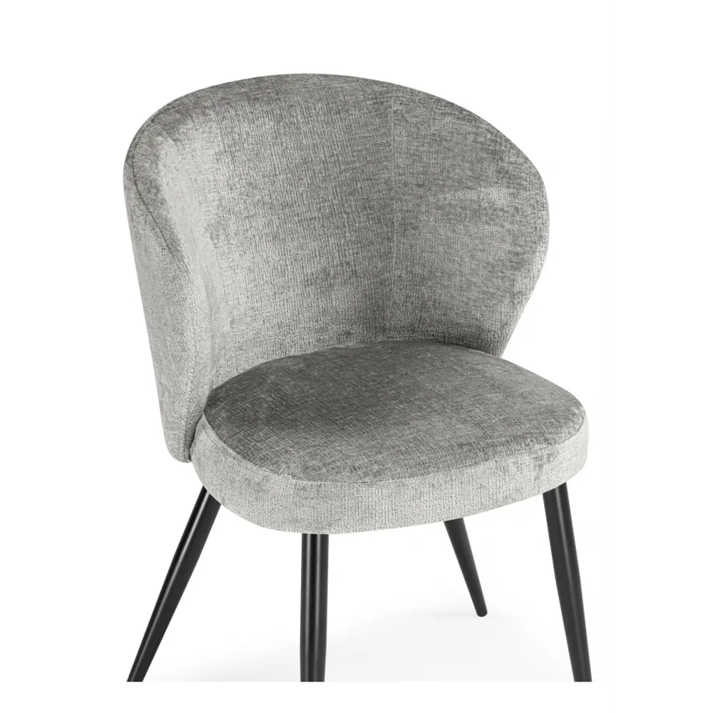 Фото 5 Стул Woodville 15835 48x81x55 см велюр цвет черный Фото 5 Стул Woodville 15835 48x81x55 см велюр цвет черный