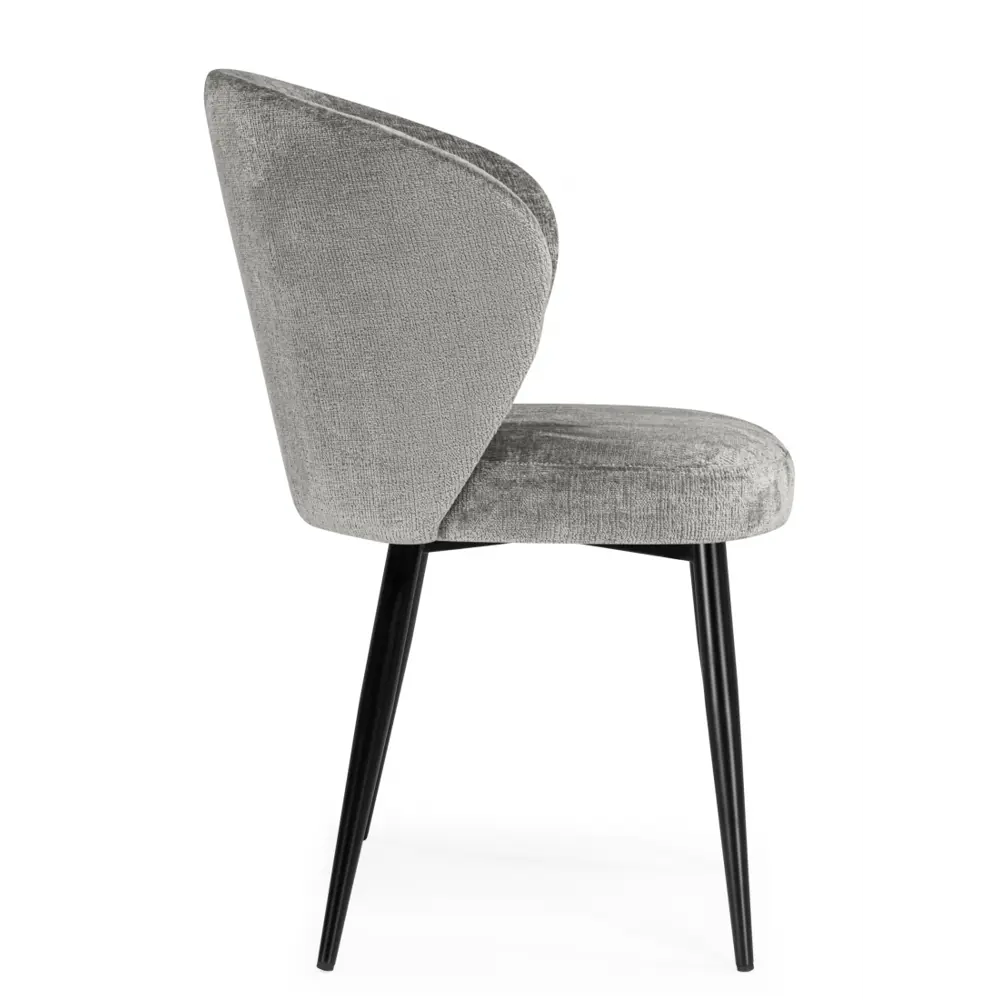 Фото 4 Стул Woodville 15835 48x81x55 см велюр цвет черный Фото 4 Стул Woodville 15835 48x81x55 см велюр цвет черный