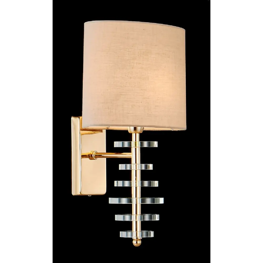 Фото 3 Настенный светильник CRYSTAL LUX Armando Gold ARMANDO AP1.2 GOLD цвет золотой Фото 3 Настенный светильник CRYSTAL LUX Armando Gold ARMANDO AP1.2 GOLD цвет золотой