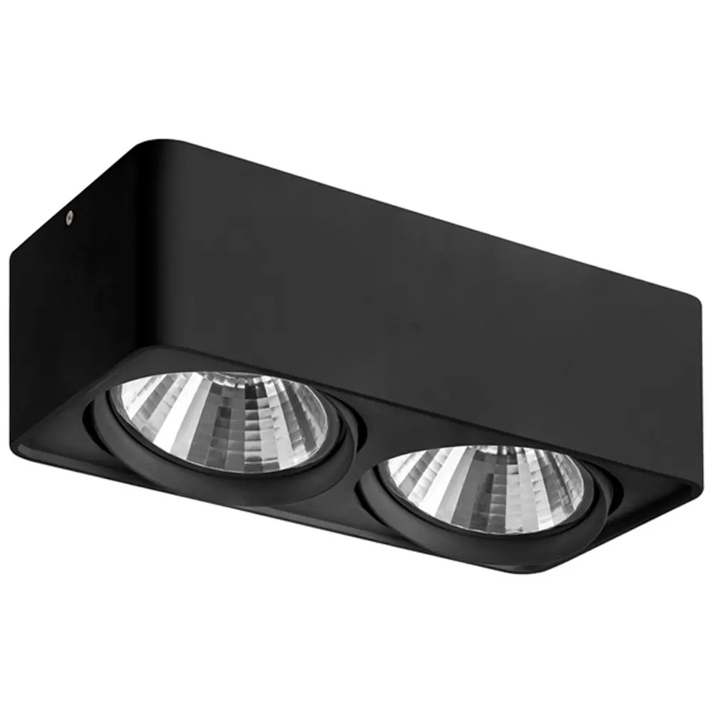Фото Точечный светильник встраиваемый LIGHTSTAR 212627 MONOCCO 7 м² цвет черный