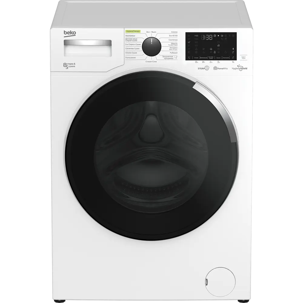Фото Стиральная машина Beko Wdw8564ht 60x84x58 см 8 кг цвет белый Фото Стиральная машина Beko Wdw8564ht 60x84x58 см 8 кг цвет белый