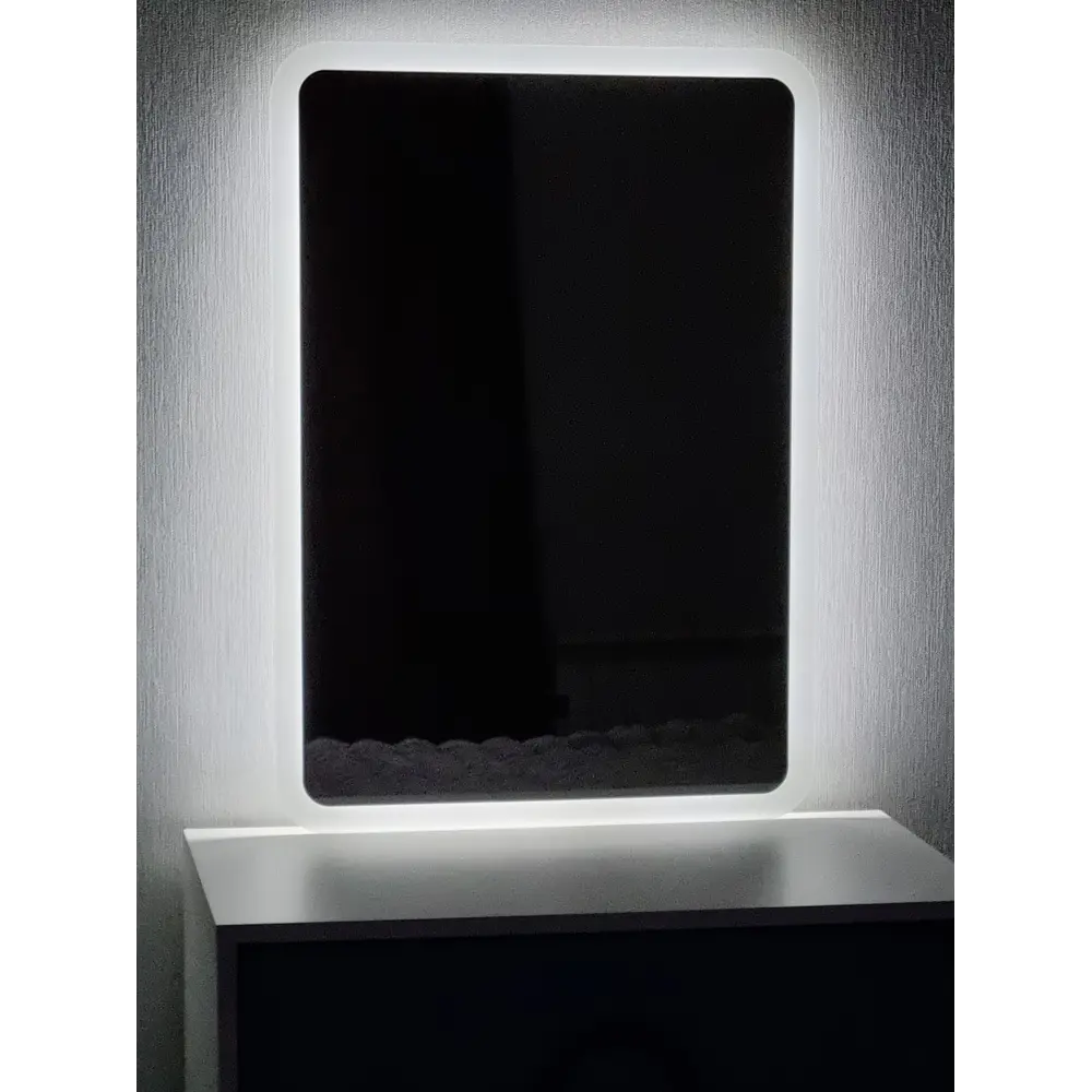 Фото Зеркало для ванной Alfa mirrors включение на взмах руки Di-68AVzVd-lite с подсветкой 60x80см Фото Зеркало для ванной Alfa mirrors включение на взмах руки Di-68AVzVd-lite с подсветкой 60x80см