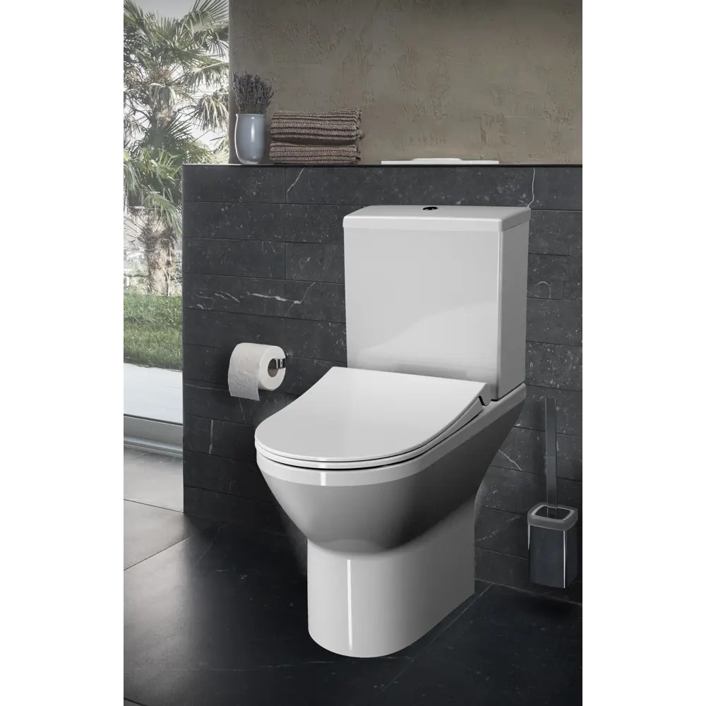 Фото 3 Унитаз-компакт Vitra 9833B003-7206 горизонтальный выпуск поворотный слив Фото 3 Унитаз-компакт Vitra 9833B003-7206 горизонтальный выпуск поворотный слив