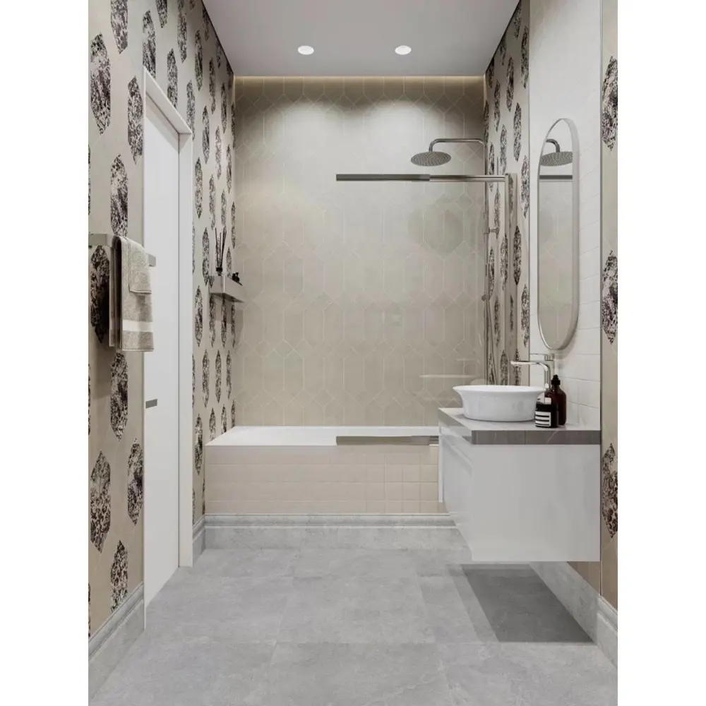 Фото 4 Керамогранит Kerama marazzi DD600320R 60x60см 1.8 м² цвет серый светлый, цена за упаковку Фото 4 Керамогранит Kerama marazzi DD600320R 60x60см 1.8 м² цвет серый светлый, цена за упаковку